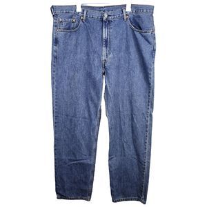 LEVI'S 550 Denim Jeans Baggy Relaxed Fit Taper Leg Zip Fly Medium Wash 42x34